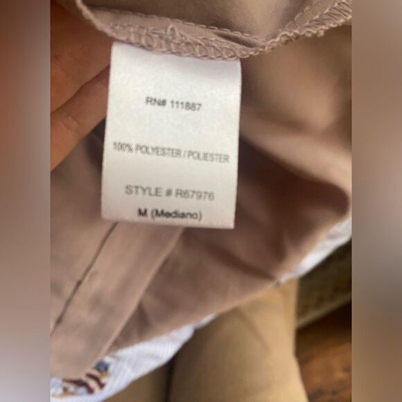 Rokoko Set Women’s Pants/ Shirt Color Nude Short Sleeve Size Small Pockets  NWT - Picture 4 of 16